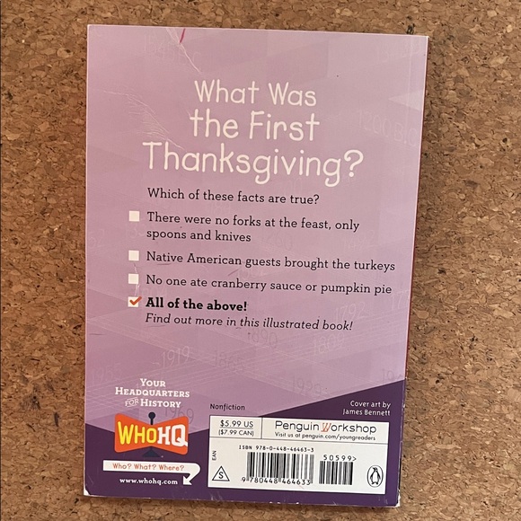 Historical Event Book Set - Boston Tea Party & First Thanksgiving - Picture 5 of 6